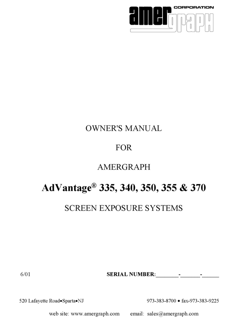 amergraph AdVantage 335 owner's manual