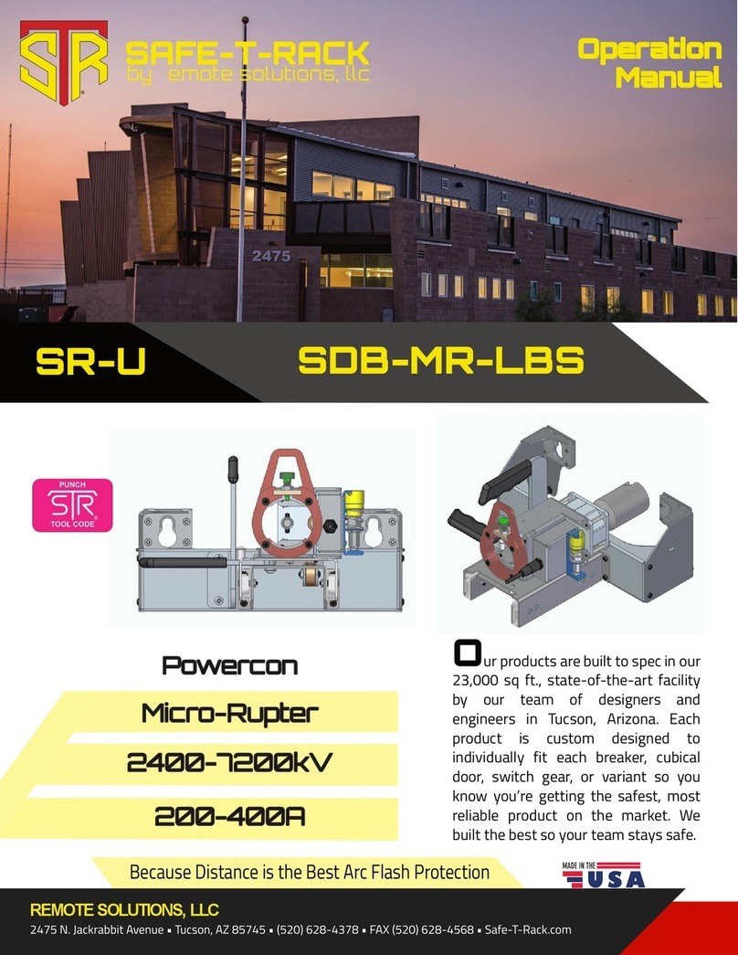 Remote Solutions SAFE-T-RACK SR-U User manual