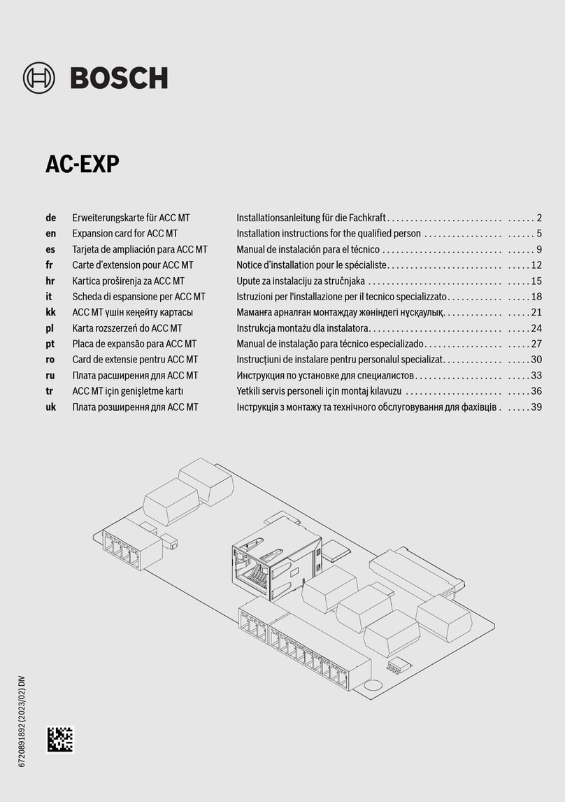 Bosch AC-EXP installation instructions