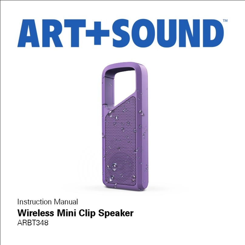 ART+SOUND ARBT348 instruction manual