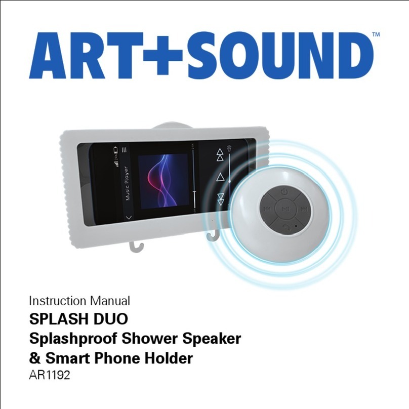 ART+SOUND SPLASH DUO AR1192 User manual