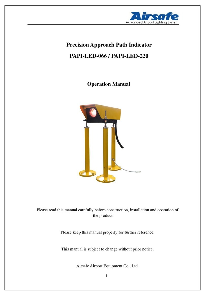 Airsafe PAPI-LED-066 Operation manual