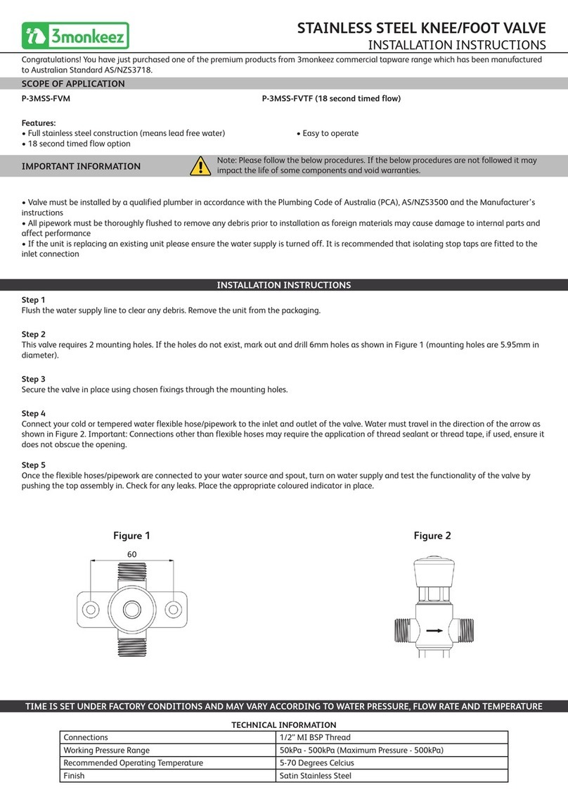 3monkeez P-3MSS-FVM installation instructions