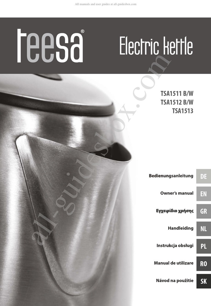 Teesa TSA1511 B User manual Teesa TSA1511 B User manual