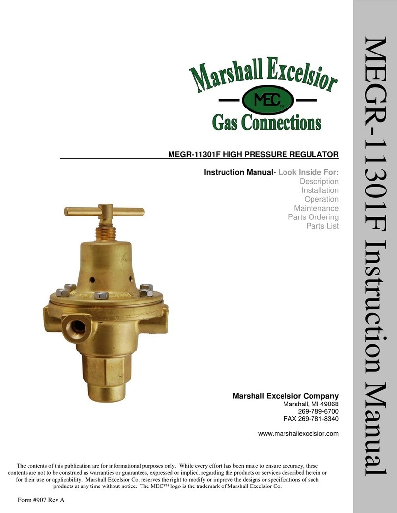 Marshall Excelsior MEGR-11301F User manual