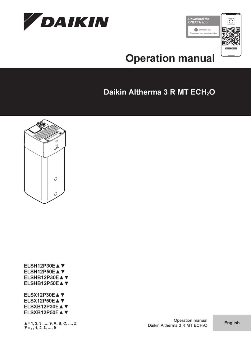 Daikin Altherma 3 RMT ECH2O User manual