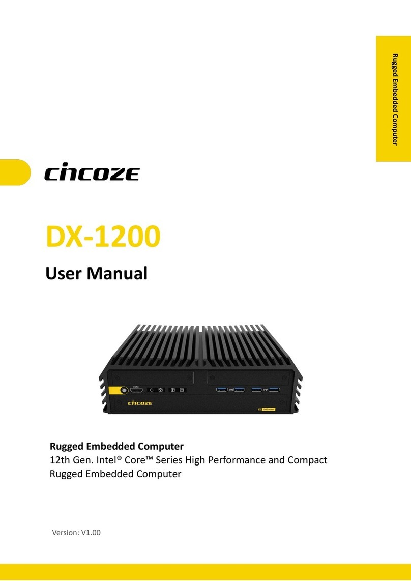 Cincoze DX-1200 User manual