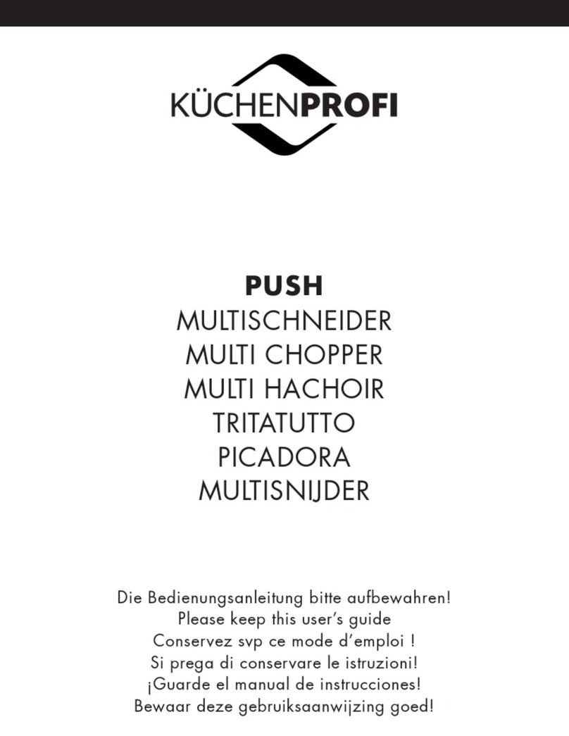 Küchenprofi PUSH user guide