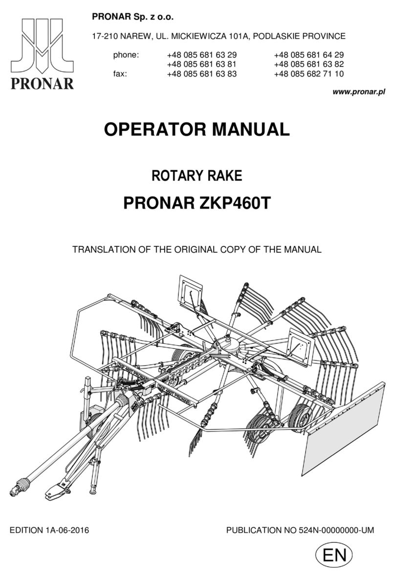 PRONAR ZKP460T Operator's manual