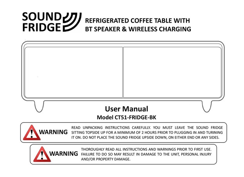 SOUND FRIDGE CT51-FRIDGE-BK user manual SOUND FRIDGE CT51-FRIDGE-BK user manual