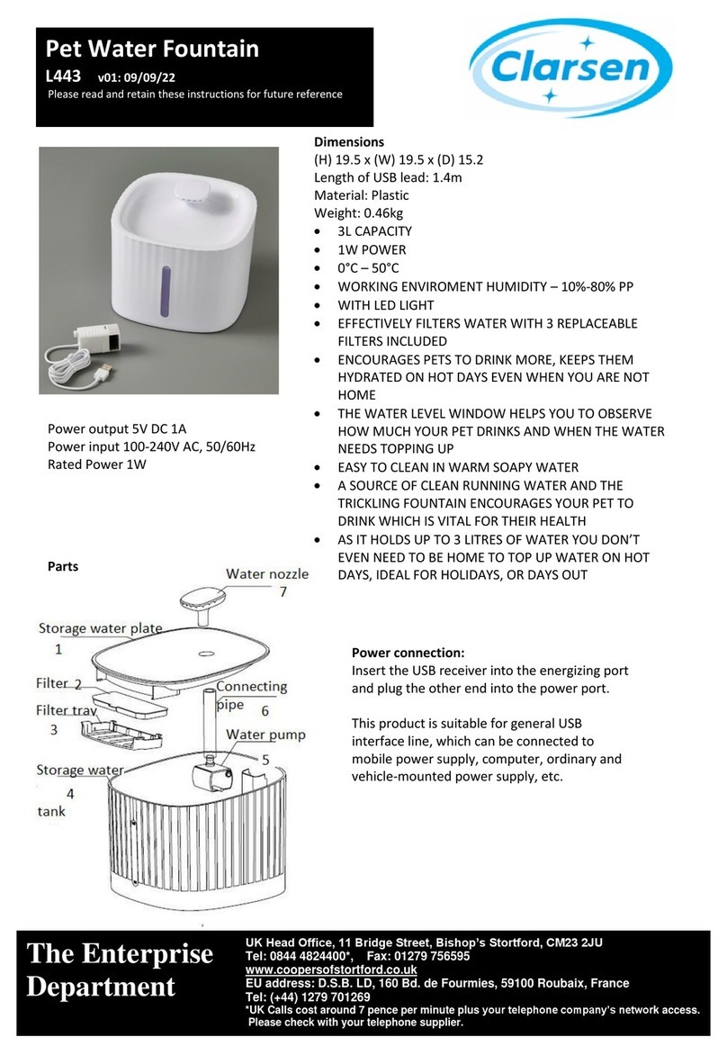 clarsen L443 manual