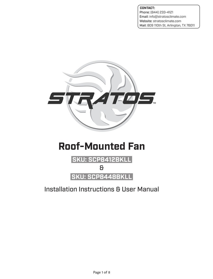 STRATOS SCP8412BKLL Installation instructions & user manual