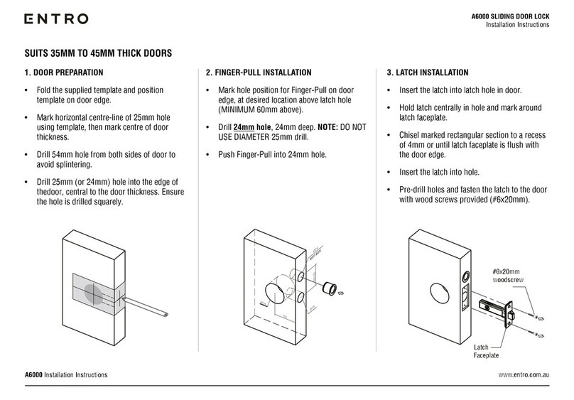 ENTRO A6000 User manual