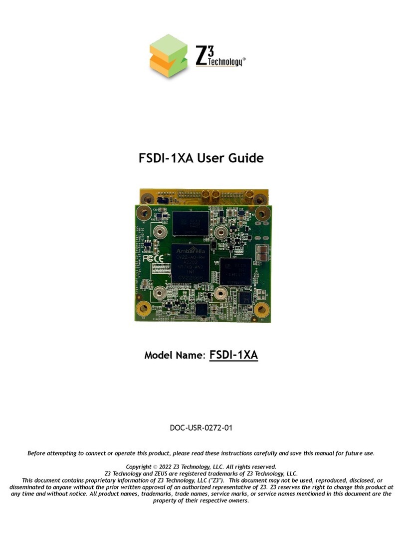 Z3 Technology FSDI-1XA User manual