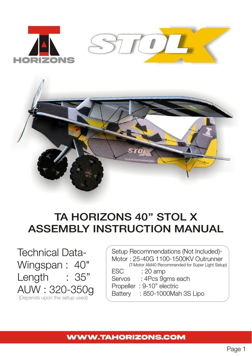 TA HORIZONS STOL X Assembly & instruction manual