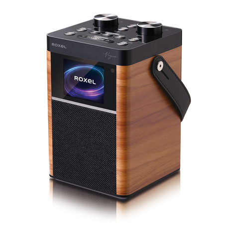 ROXEL DAB RADIO VOGUE user manual