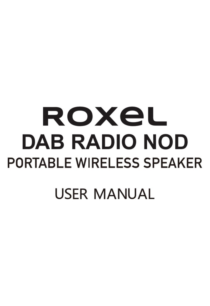 ROXEL DAB RADIO NOD user manual