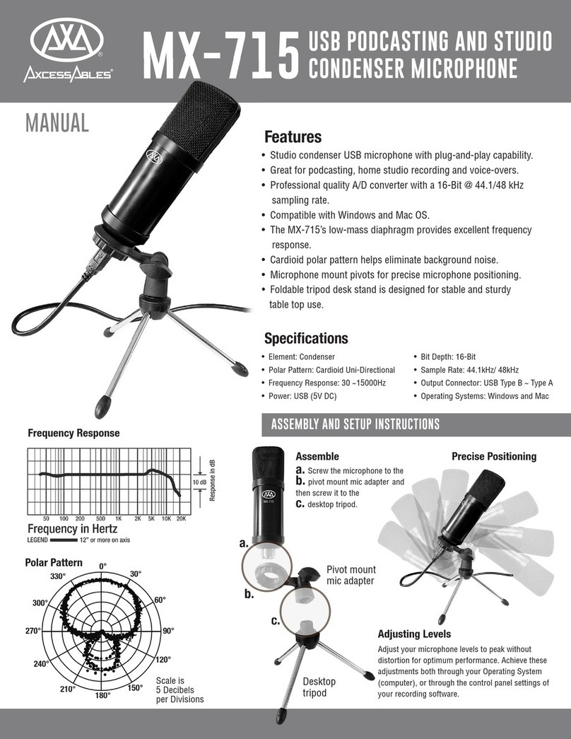 AxcessAbles MX-715 manual