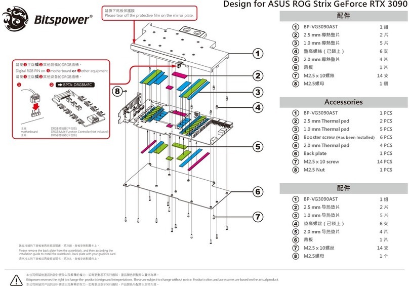 Bitspower BP-VG3090AST manual