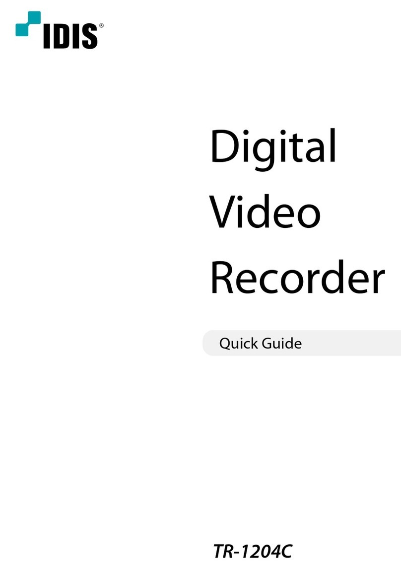 Idis TR-1204C User manual