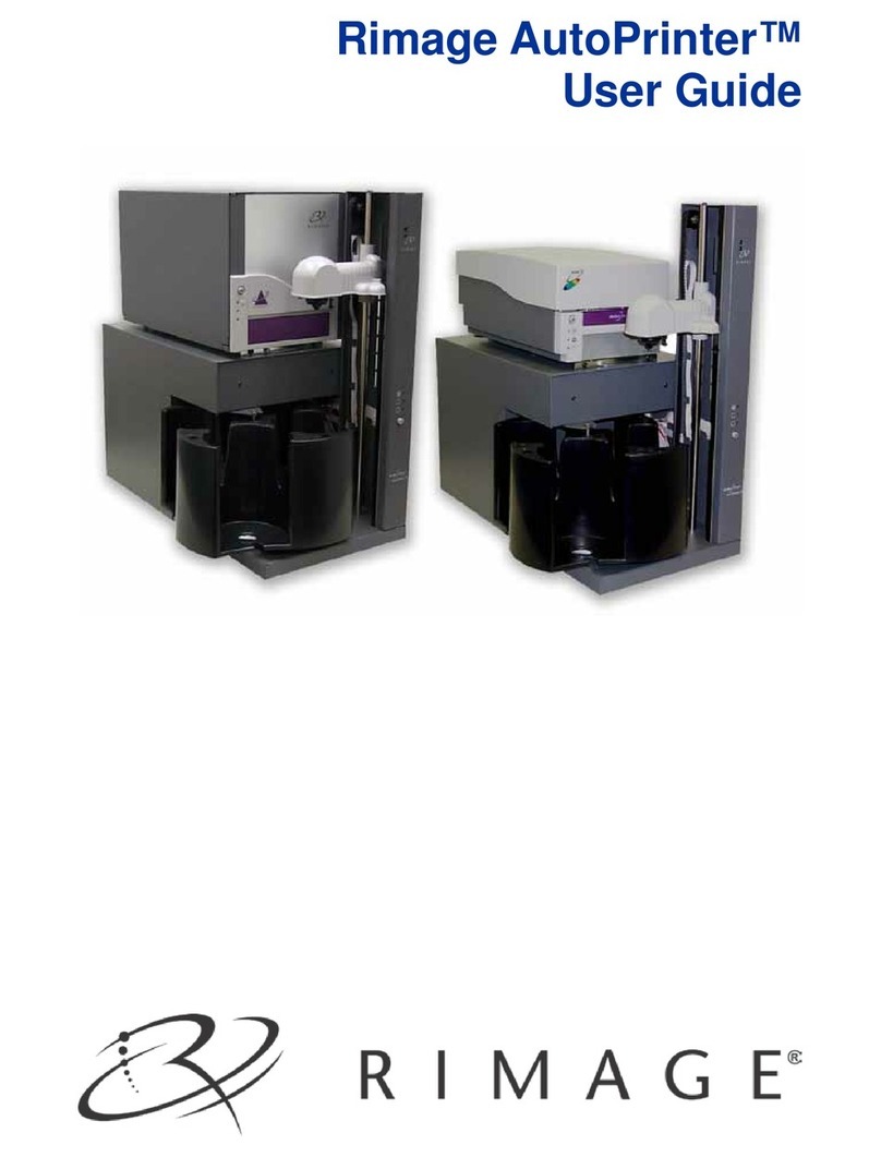 Rimage AutoPrinter User manual Rimage AutoPrinter User manual