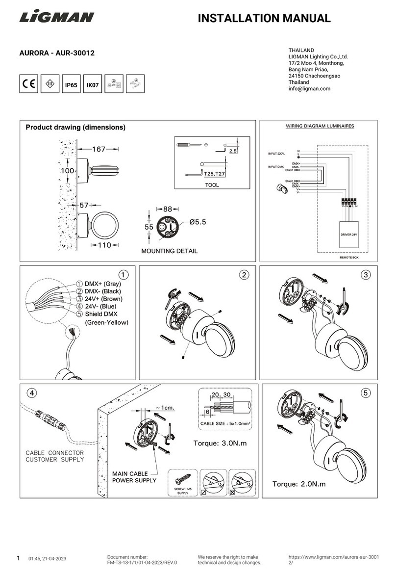 LIGMAN AURORA User manual