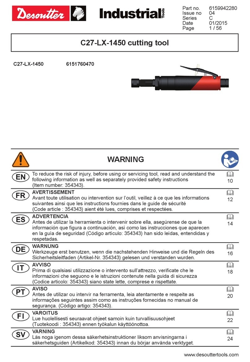 Desoutter Industrial Tools C27-LX-1450 manual