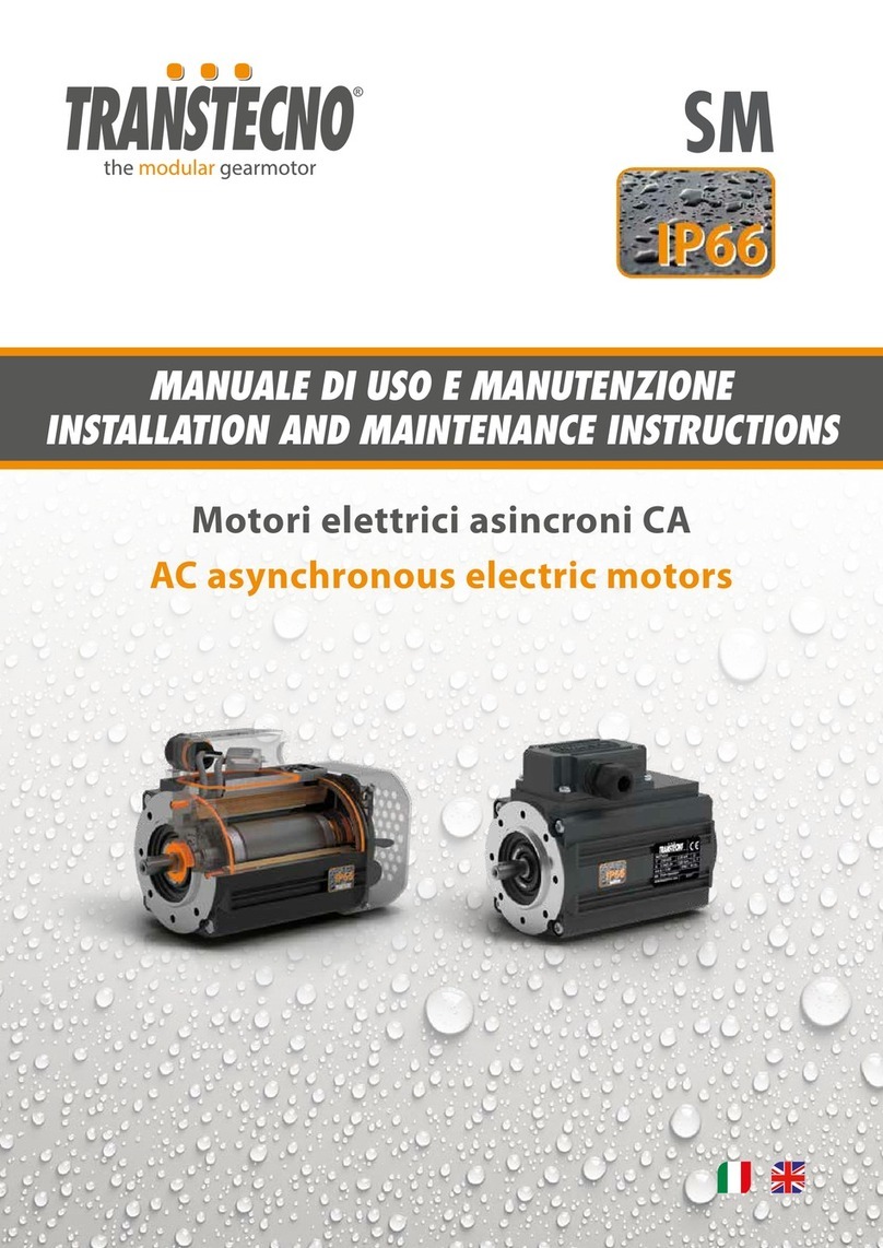 Transtecno SMT Series Installation and maintenance instructions