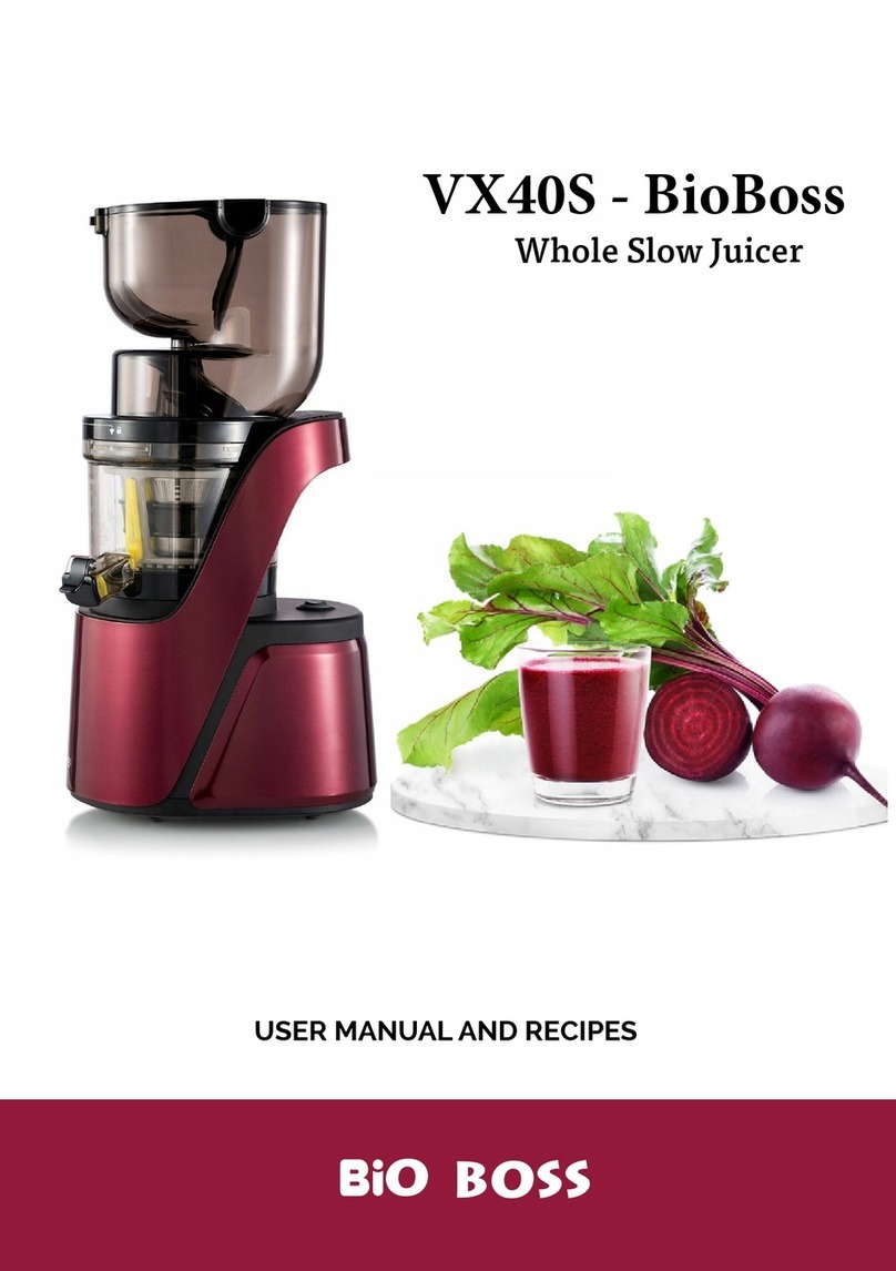 BioBoss VX40S User Manual and Recipes