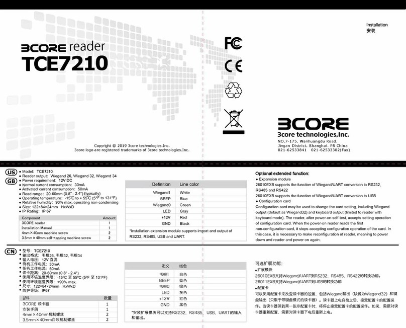 3core technologies TCE7210 manual 3core technologies TCE7210 manual