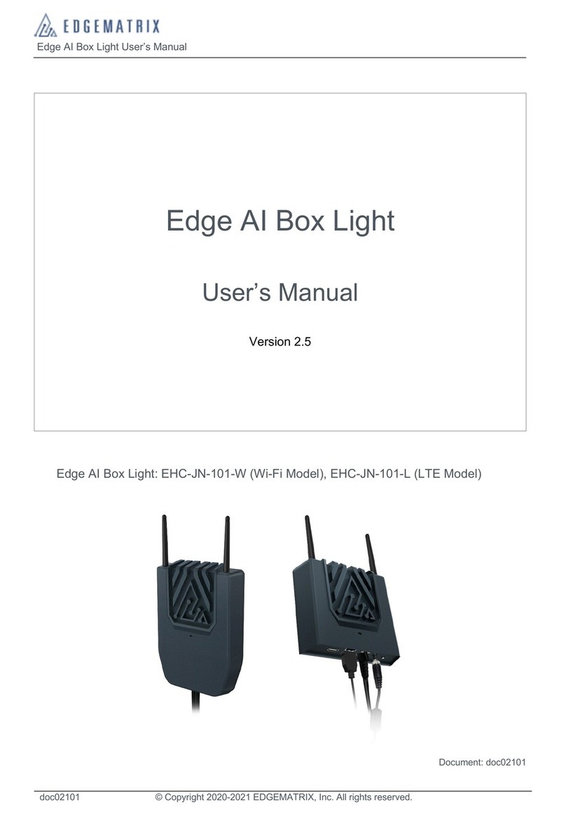 EDGEMATRIX Edge AI Box Light User manual