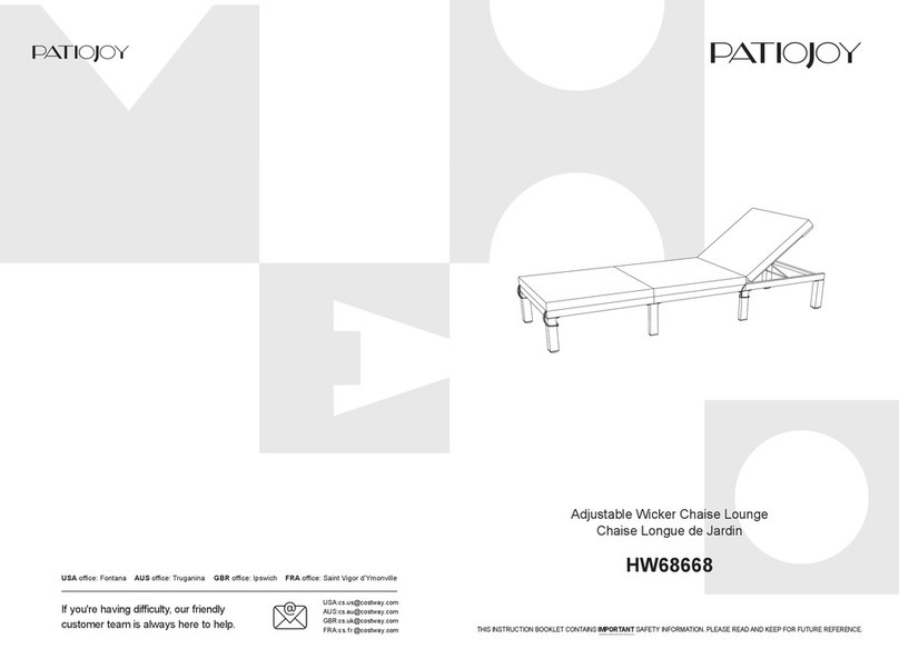 PATIOJOY HW68668 User manual PATIOJOY HW68668 User manual