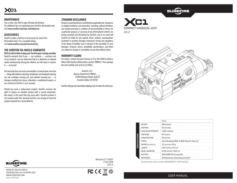 Superfire XC1 user manual