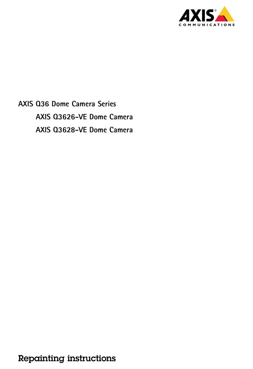 Axis Q36 Series Repainting instructions