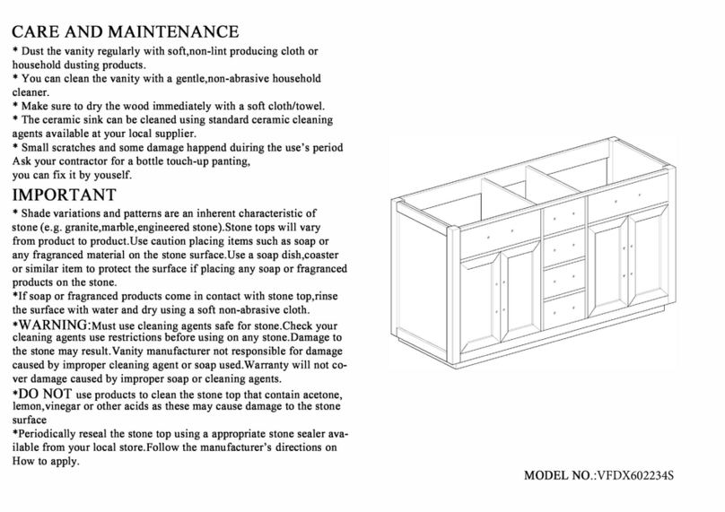 Dreamline Dexterity VFDX602234S User manual Dreamline Dexterity VFDX602234S User manual