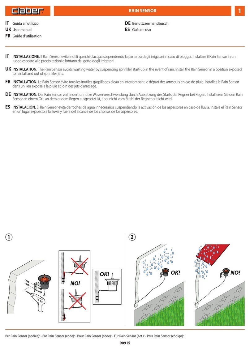 claber 90915 user manual