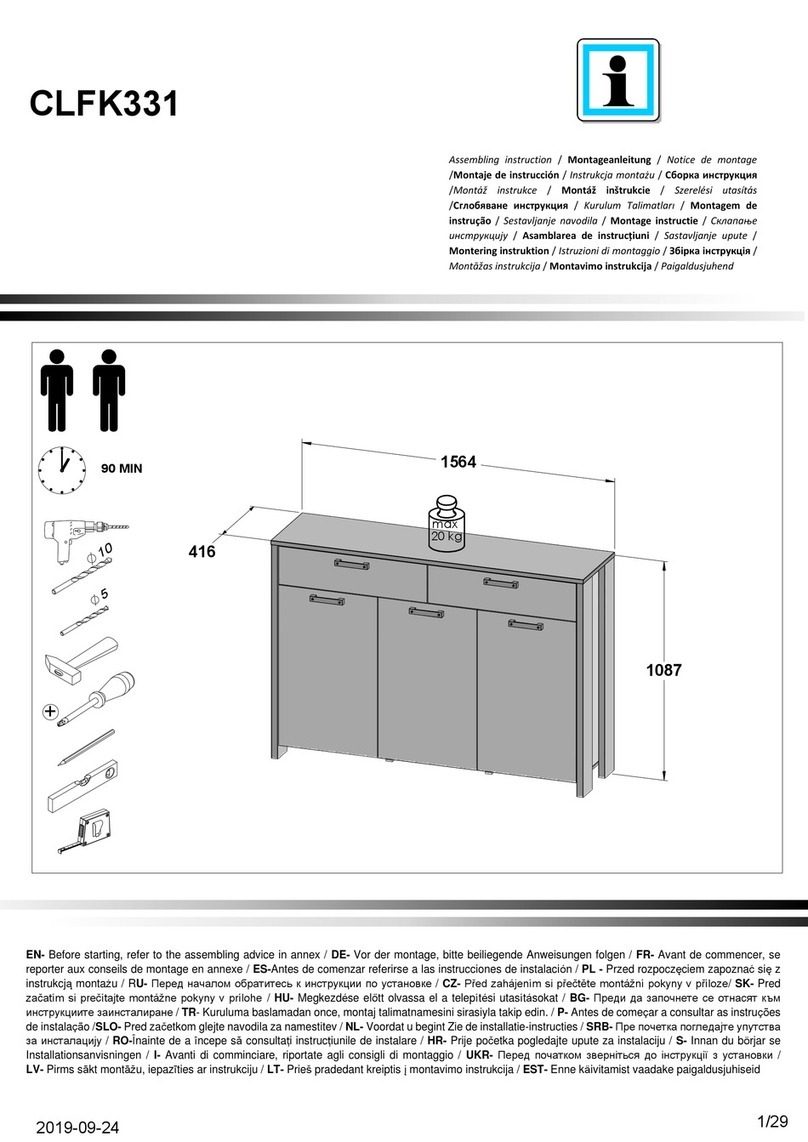 Forte CLFK331 Assembling Instruction