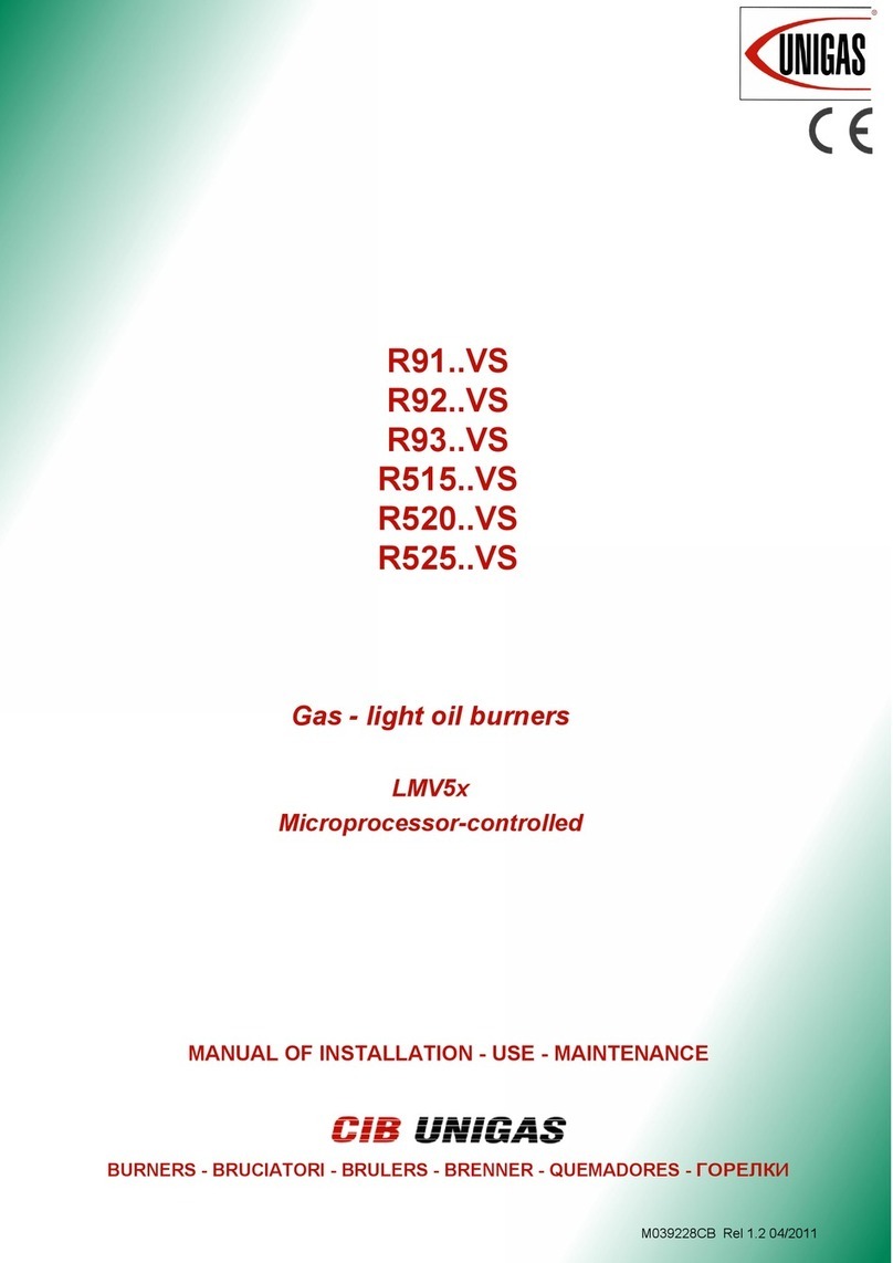 Unigas R91 VS Series Operating manual