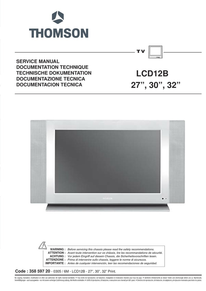 THOMSON LCD12B2 User manual