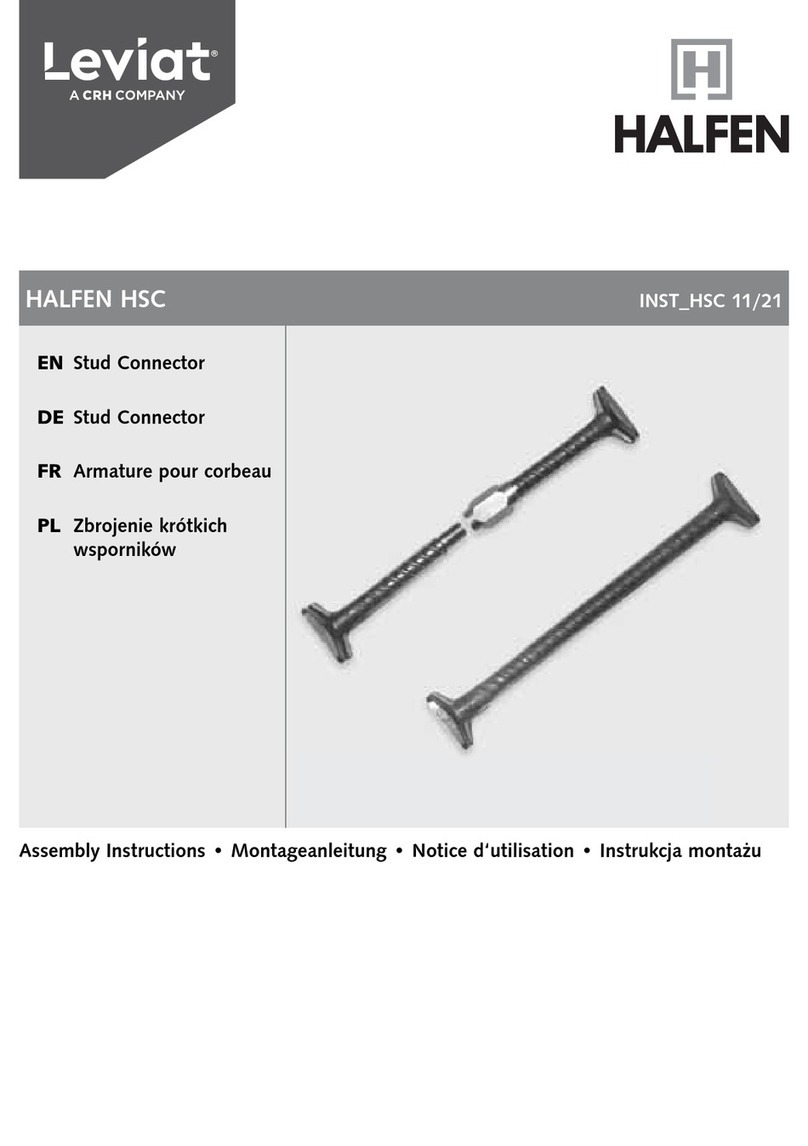 CRH Leviat HALFEN HSC User manual