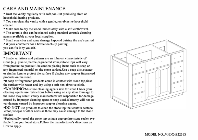 Dreamline Dexterity VFDX482234S quick start guide Dreamline Dexterity VFDX482234S quick start guide