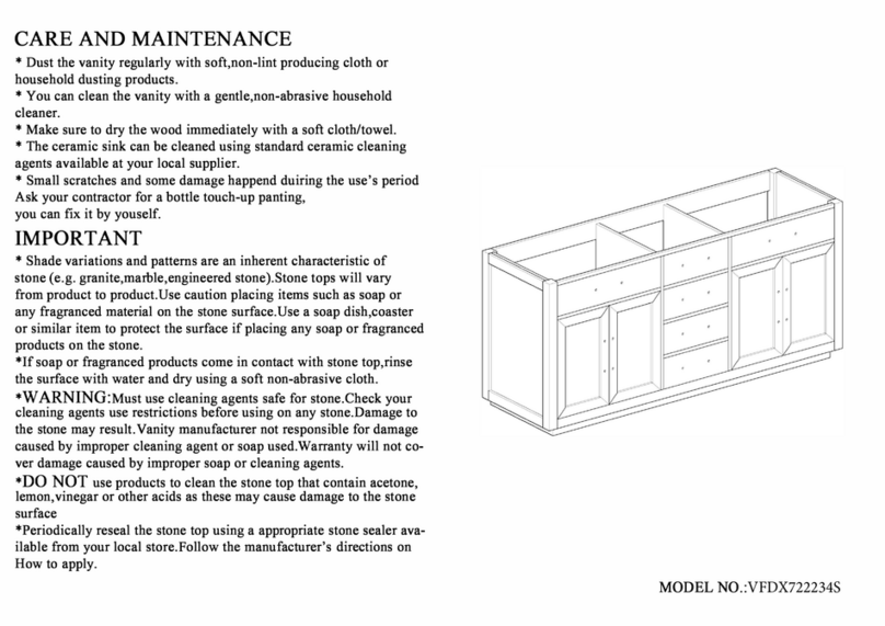 Dreamline Dexterity VFDX722234S User manual Dreamline Dexterity VFDX722234S User manual