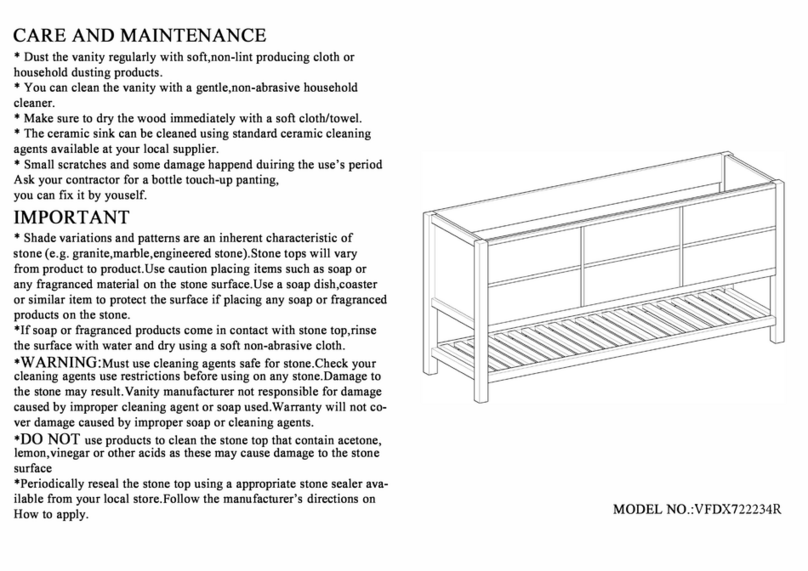 Dreamline Dexterity VFDX722234R User manual Dreamline Dexterity VFDX722234R User manual