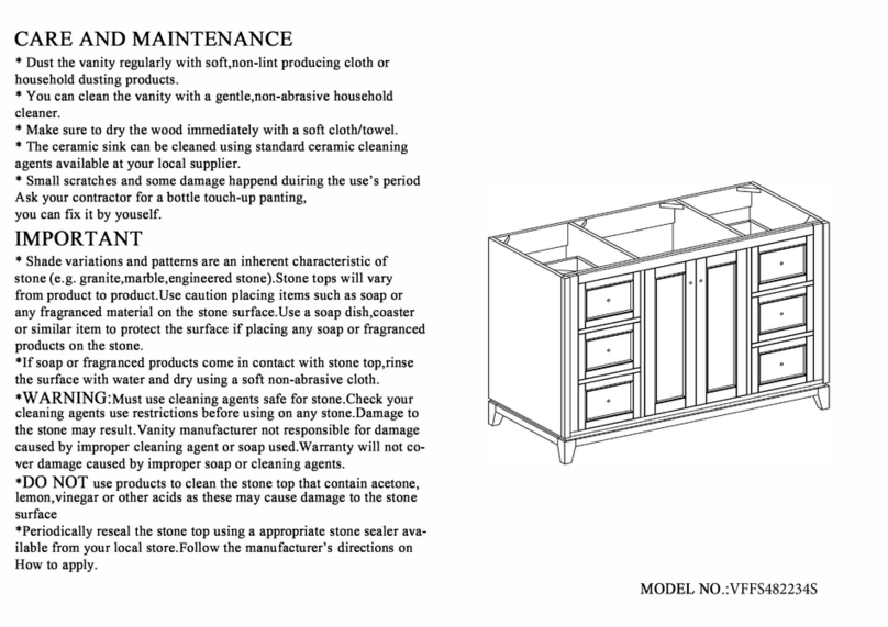 Dreamline Formosa VFFS482234S User manual Dreamline Formosa VFFS482234S User manual
