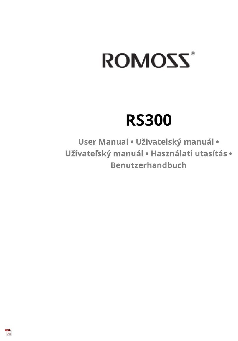 Romoss RS300 user manual