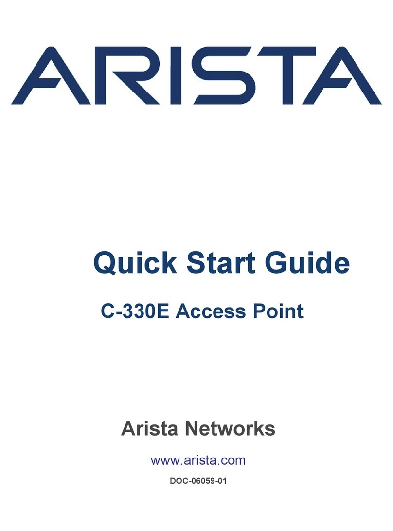 Arista C-330E User manual