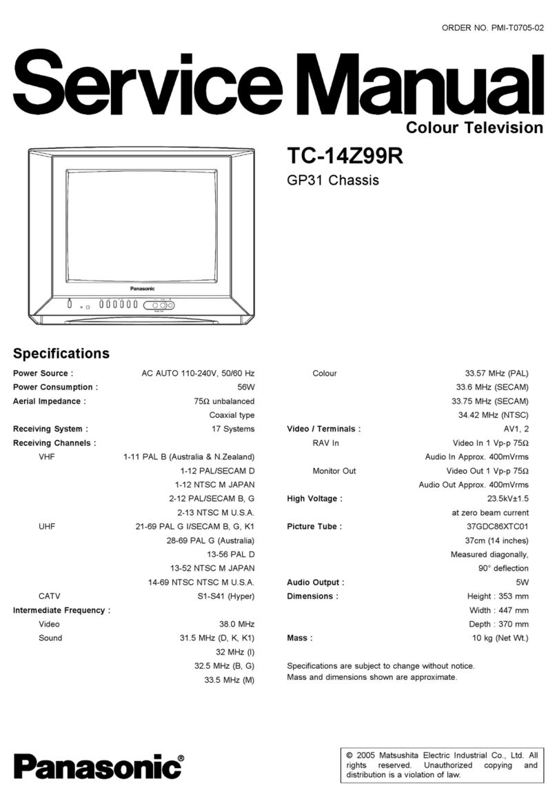 Panasonic TC-14Z99R User manual