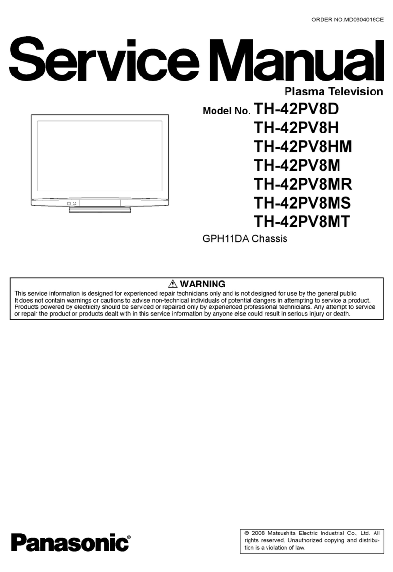 Panasonic TH-42PV8D User manual