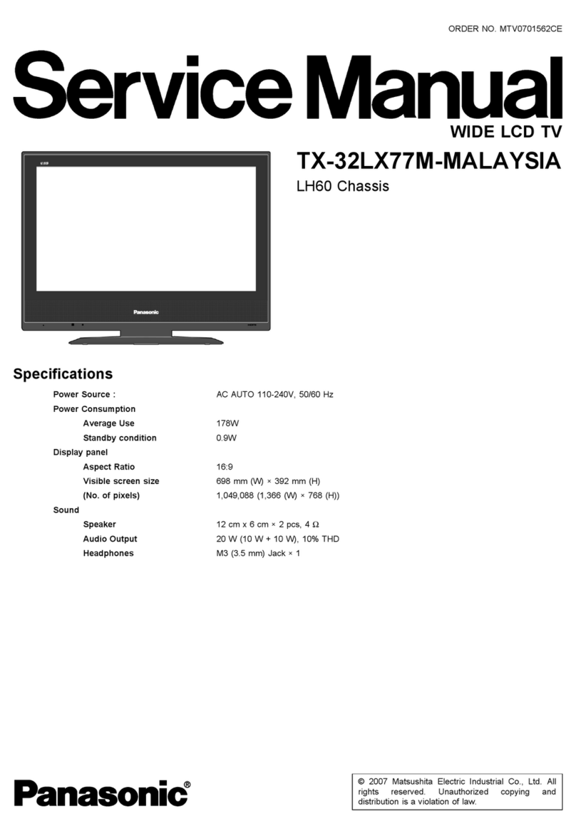Panasonic TX-32LX77M-MALAYSIA User manual