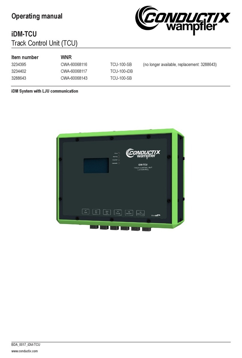 Conductix-Wampfler iDM-TCU operating manual